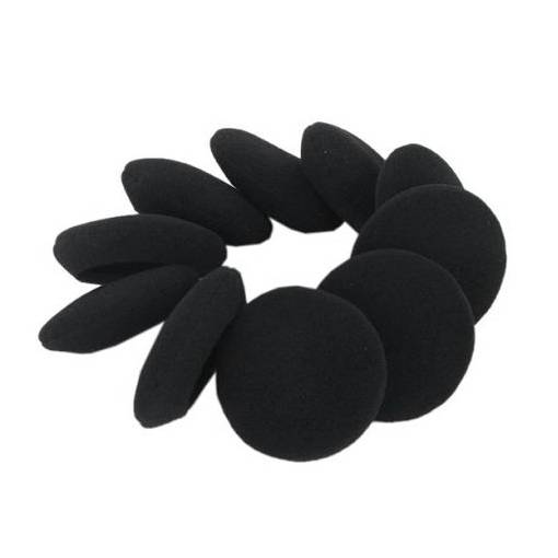 Foto - Antenă de înlocuire pentru căști Koss Porta Pro, Sporta Pro, KSC7, 12, 35, 75 și KTX Pro 1 - Negre, din spumă