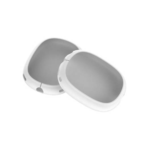Foto - Capace pentru căști Apple AirPods Max - Albe, din silicon