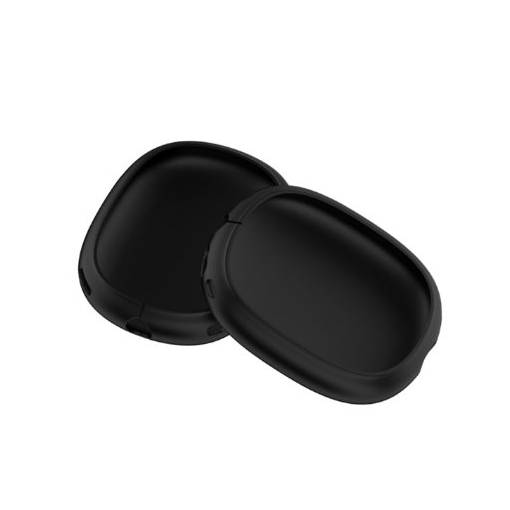 Foto - Capace pentru căști Apple AirPods Max - Negre, din silicon