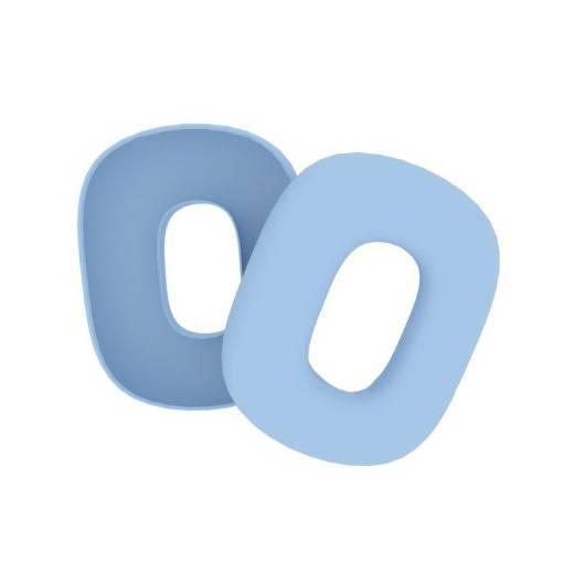 Foto - Husă de înlocuire pentru căști Apple AirPods Max - Albastru deschis