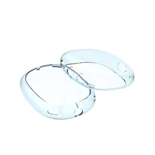 Foto - Huse pe Apple AirPods Max - Transparent albastru, din plastic