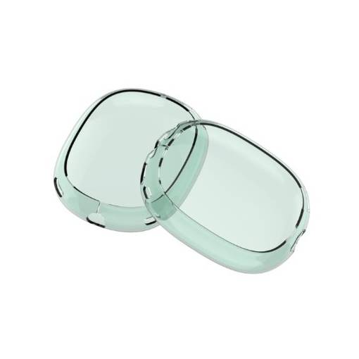 Foto - Huse pe Apple AirPods Max - Transparent verde, din plastic