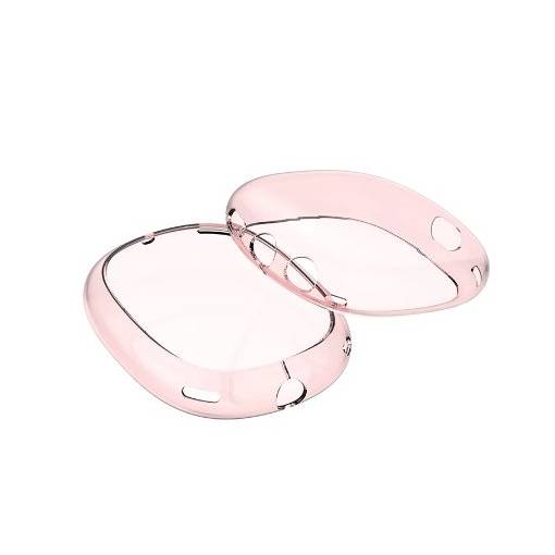 Foto - Huse pe Apple AirPods Max - Transparent roz, din plastic