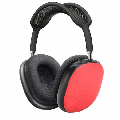 Foto - Capace pentru căștile Apple AirPods Max - Roșu, din piele modelată
