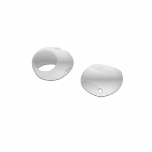 Foto - Cadran de rezervă din silicon pentru căștile Apple AirPods 3 - Transparent