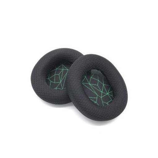 Foto - Cadran de rezervă pentru căștile SteelSeries Arctis - Negru cu model verde, țesătură