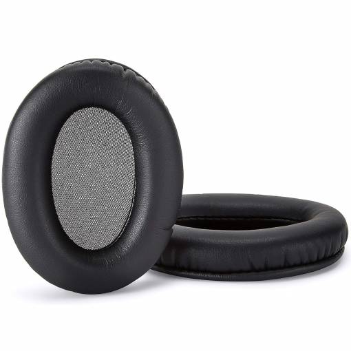 Foto - Bucăți de schimb pentru căștile Kingston HyperX Cloud II - Negre, din piele