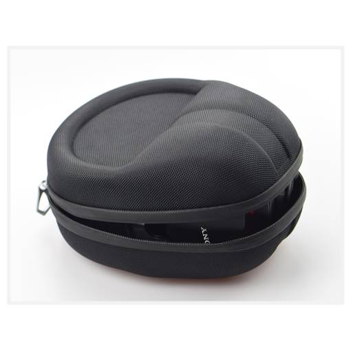 Foto - Husă pentru căști Beats, Bose, Sony, Philips, AKG, Beyerdynamic, Audio Technica, JBL, Sennheiser, Technics - Negru