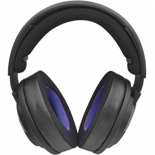 Foto - Căști de rezervă pentru căști Philips - SHP9500, SHP9500S din neopren și piele, Negru