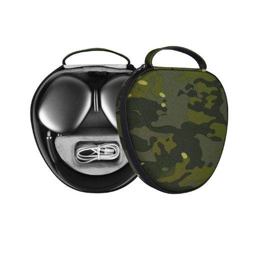 Foto - Husă pentru căști Apple AirPods Max cu modul de repaus automat - Verde militar