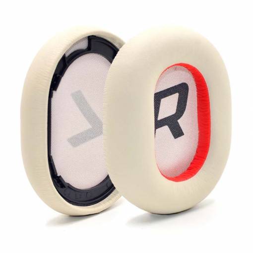 Foto - Piese de schimb pentru căști Plantronics backbeat Pro 2, SE, 8200 UC - Alb, din piele