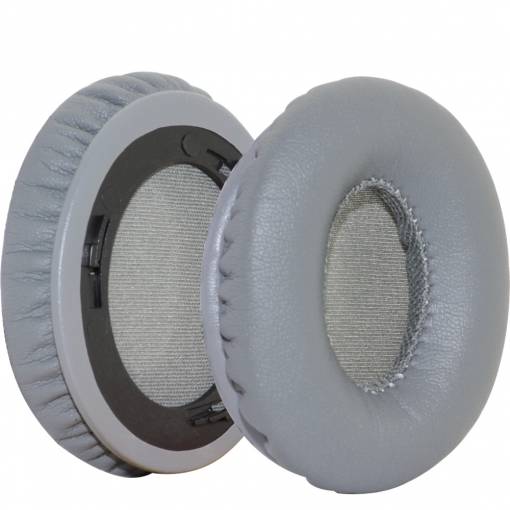 Foto - Piese de schimb pentru căști Beats Solo HD și Beats Solo 1.0 - Gri, din piele