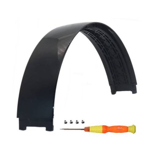 Foto - Cadran pentru căști Beats Studio 2.0 și Beats Studio 3.0 Partea superioară - neagră lucioasă, plastic