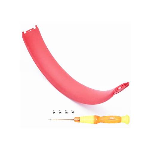 Foto - Cadran pentru căști Beats Studio 2.0 și Beats Studio 3.0 Partea inferioară - roșie mat, plastic