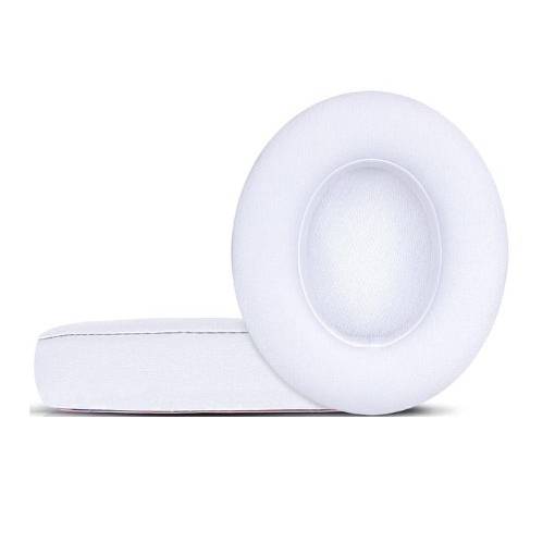 Foto - Accesorii de înlocuire pentru căștile Beats Studio 2.0 și 3.0 - Albe, din piele