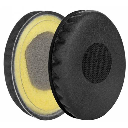 Foto - Căști de înlocuire pentru căști Sennheiser HD218, 219, 220, 228, 229 - negre, din piele