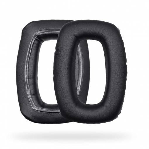 Foto - Pahare de schimb pentru căști Beyerdynamic DT 100, DT 102, DT 108, DT 109, DT 150, DT 190 - Negre, din piele