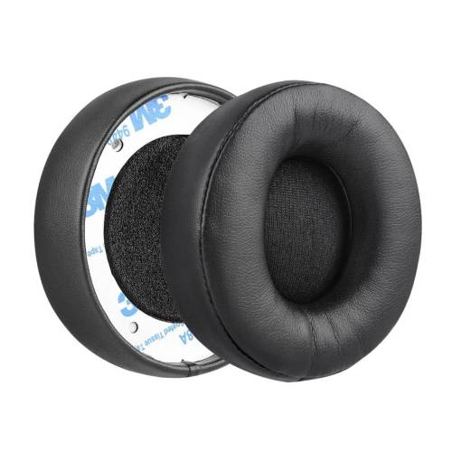 Foto - Pahare de schimb pentru căști Beats Solo Pro Wireless, Beats Solo Pro - Negre, din piele