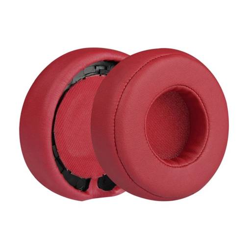 Foto - Căști de schimb pentru căști Beats Dr. Dre Pro și Beats Dr. Dre Pro Detox - Roșii, din piele