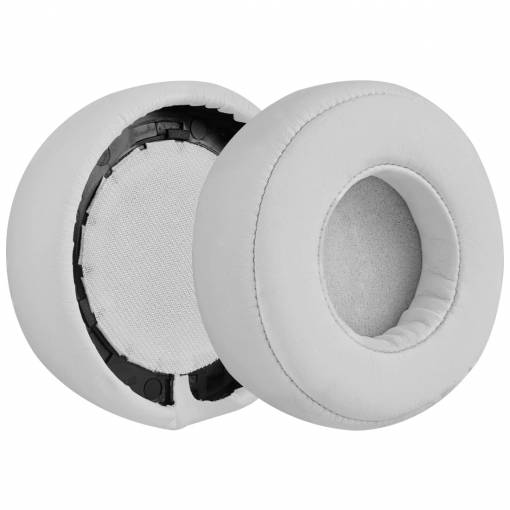 Foto - Căști de schimb pentru căști Beats Dr. Dre Pro și Beats Dr. Dre Pro Detox - Albe, din piele