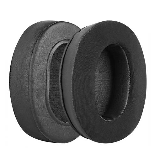 Foto - Căști de rezervă pentru căștile Plantronics Rig 800HS - Negre, din neopren și piele