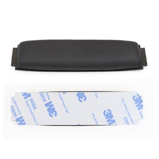 Foto - Banda de cap pentru căștile Sennheiser HD 418, 428, 438, 448, 419, 429, 439, 449 - Neagră, din piele