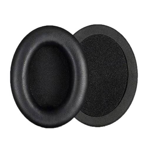 Foto - Urechile de înlocuire pentru căștile Edifier H850 - Negre, din piele