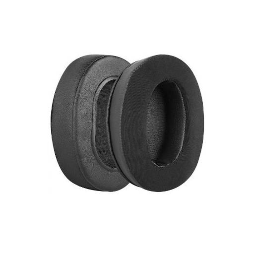 Foto - Căști de rezervă pentru căștile Razer Kaira Pro - Negre, din piele neoprenată