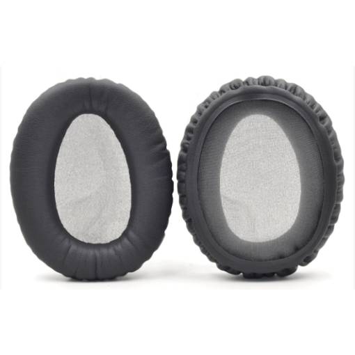 Foto - Căști de rezervă pentru căștile Sony WH-CH700N, CH710N, CH720N, MDR-ZX770BN, ZX780DC - Gri închis, din piele