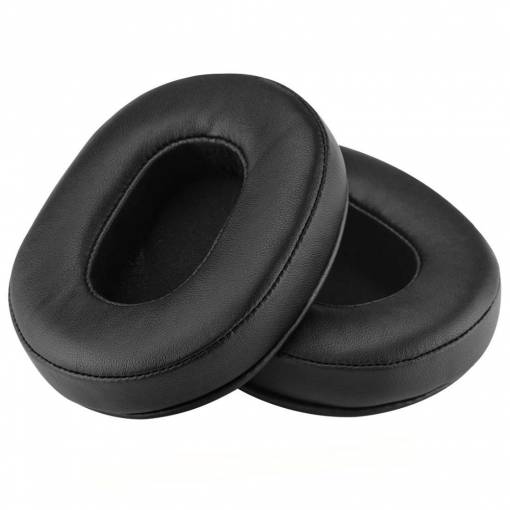 Foto - Căști de rezervă pentru căști Sony MDR-1ABT, 1RBT, 1RNC - Negre, din piele