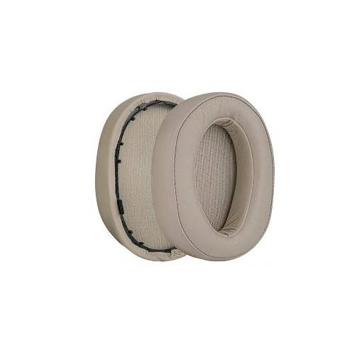 Foto - Căști de rezervă pentru căști Sony MDR-100A, MDR-100AAP, MDR-H600A - Bej, din piele