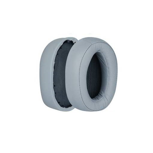 Foto - Casti de înlocuire pentru căștile Sony MDR-100A, MDR-100AAP, MDR-H600A - Albastre deschis, din piele