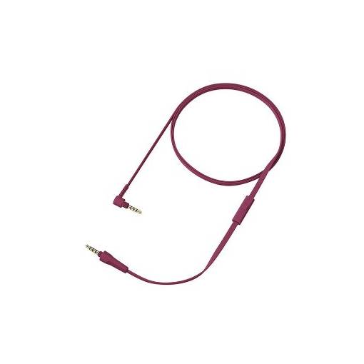 Foto - Cablul audio pentru căștile Sony WH-1000XM5, WH-1000XM4, WH-1000XM3, WH1000XM2, MDR-1000X - Roșu, silicon