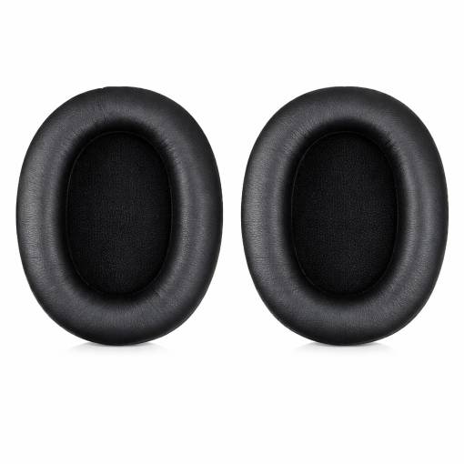 Foto - Pereți de rezervă pentru căști AKG K371 și K361 - Negre, din piele