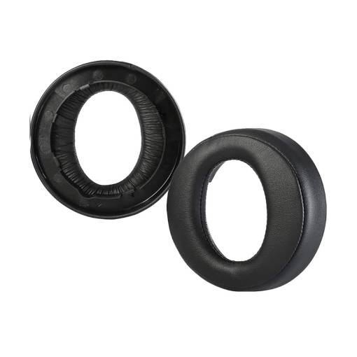 Foto - Dopuri de rezervă pentru căștile Sony Playstation Platinum Wireless CECHYA-0090 - Negre, din piele