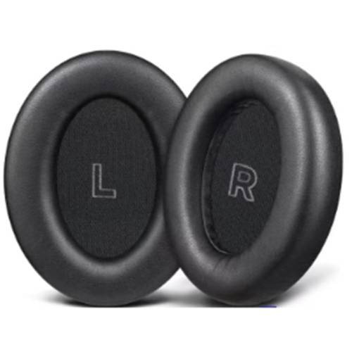 Foto - Cumpăn moldovească de înlocuire pentru căștile Bose QuietComfort Ultra - Negru, din piele