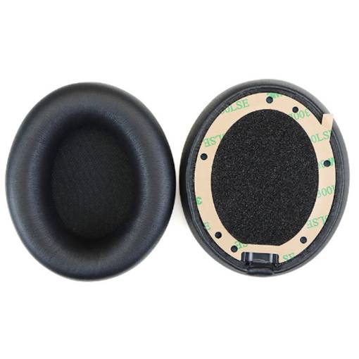 Foto - Cumpăn moldovească de înlocuire pentru căștile Beats Studio Pro - Negru, din piele