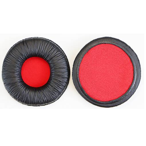 Foto - Cumpăn moldovească de înlocuire pentru căștile Sony MDR-V55 - Negru cu interior roșu