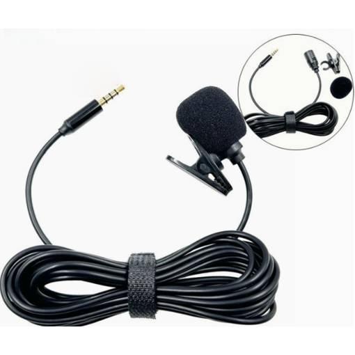 Foto - Microfon lavalier de schimb - Negru