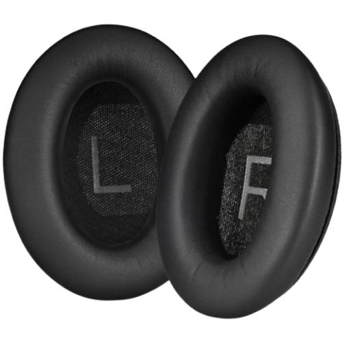 Foto - Capace de rezervă pentru căști Bose QuietComfort 45 - Negre, din piele