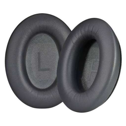 Foto - Capace de rezervă pentru căști Bose QuietComfort 45 - Gri închis, din piele