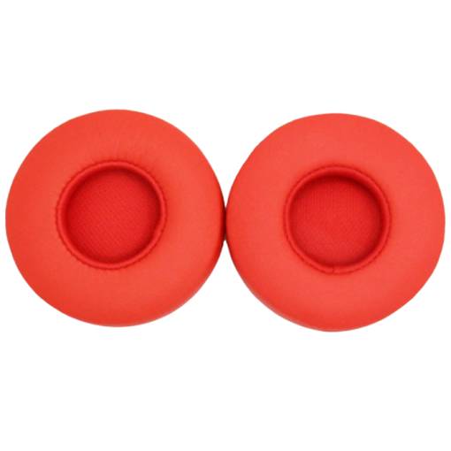 Foto - Pahare de înlocuire pentru căști Beats Dr. Dre EP - Roșii, din piele