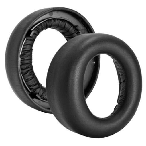 Foto - Pahare de înlocuire pentru căști Sony Playstation 5 Pulse 3D PS5 - Negre, din piele