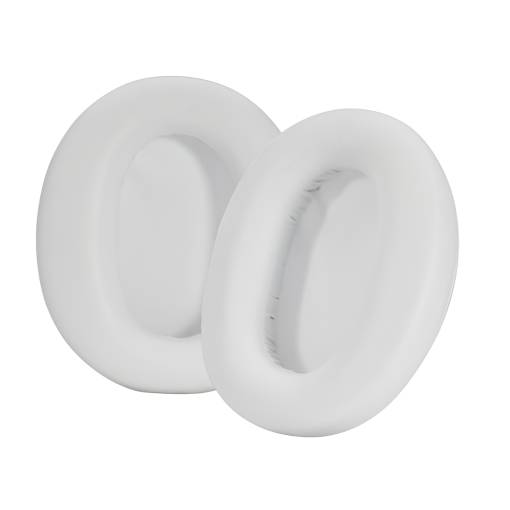 Foto - Piese de schimb pentru căști Sony WH-CH700N, CH710N, CH720N, MDR-ZX770BN, ZX780DC - Albe, din piele