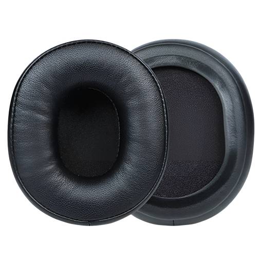Foto - Căști de schimb pentru căști Audio Technica ATH-M60X - negre, din piele