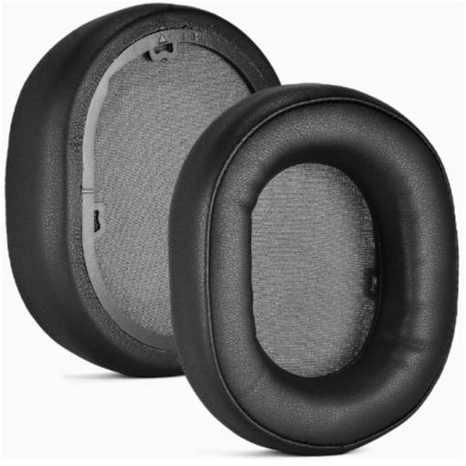 Foto - Căști de schimb pentru căști Corsair HS55, HS55 Pro și HS65 - negre, din piele