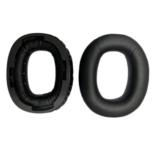 Foto - Bucăți de schimb pentru căști Marshall Monitor III A.N.C. - Negre, din piele