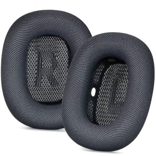 Foto - Căști cu înlocuiri pentru Apple AirPods Max 2 - Negre, țesătură