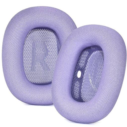 Foto - Căști cu înlocuiri pentru Apple AirPods Max 2 - Mov, țesătură