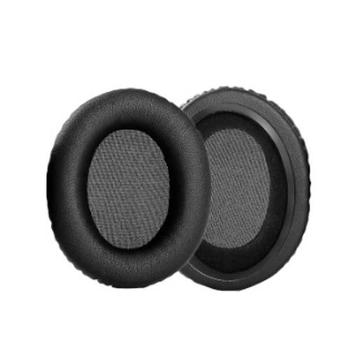 Foto - Pielițe de schimb pentru căști Denon AH-GC20 - Negre, din piele